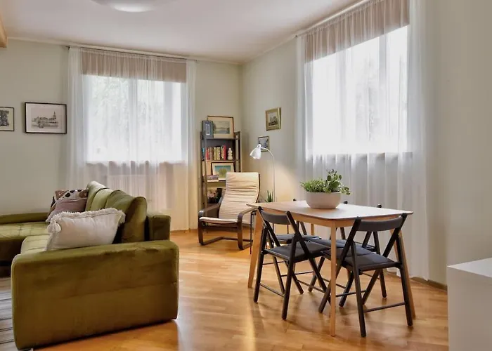 Serene 1br With Sauna & Private Entrance Apartament Tallin